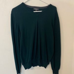 Saks Fifth Avenue green sweater